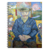 Vincent van Gogh - Portrait von Pere Tanguy Notizblock (Vorderseite)