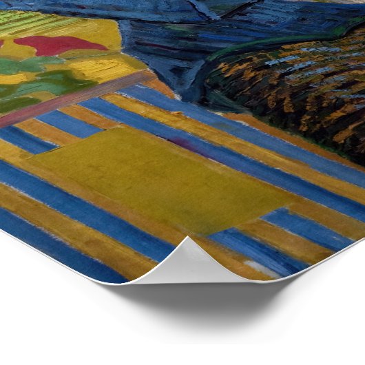 Vincent van Gogh - Portrait von Pere Tanguy Poster (Ecke)