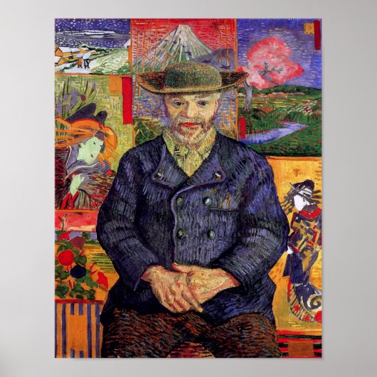 Vincent Van Gogh - Portrait von Pere Tanguy Poster (Vorne)