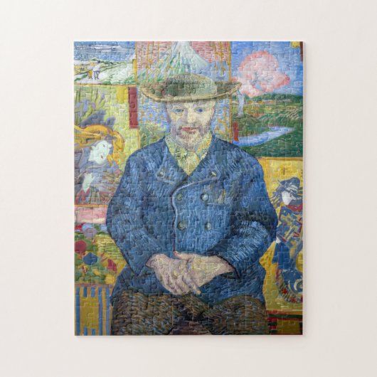 Vincent van Gogh - Portrait von Pere Tanguy Puzzle (Vertikal)