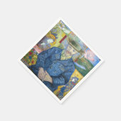 Vincent van Gogh - Portrait von Pere Tanguy Serviette (Ecke)