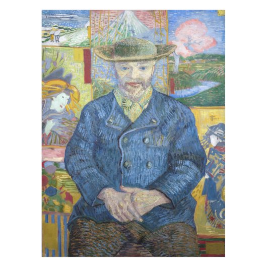 Vincent van Gogh - Portrait von Pere Tanguy Tischdecke (Vorderseite)