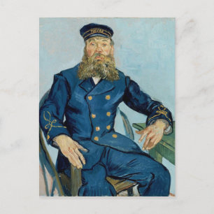Vincent Van Gogh Porträt des Postboten Joseph Roul Postkarte
