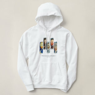 Vincent Van Gogh-Porträt und Zitat  Hoodie