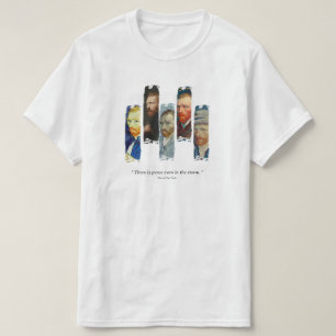 Vincent Van Gogh-Porträt und Zitat T-Shirt