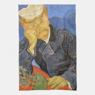 Vincent Van Gogh - Porträt von Dr. Paul Gachet Geschirrtuch