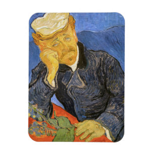 Vincent Van Gogh - Porträt von Dr. Paul Gachet Magnet