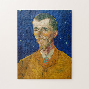 Vincent Van Gogh - Porträt von Eugene Boch, Arles Puzzle