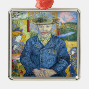 Vincent van Gogh - Porträt von Pere Tanguy Ornament Aus Metall