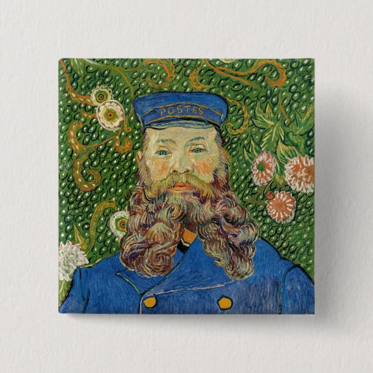 Vincent Van Gogh - Postbote Joseph Roulin Button (Vorderseite)