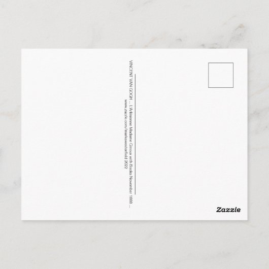 VINCENT VAN GOGH ... POSTKARTE (Rückseite)