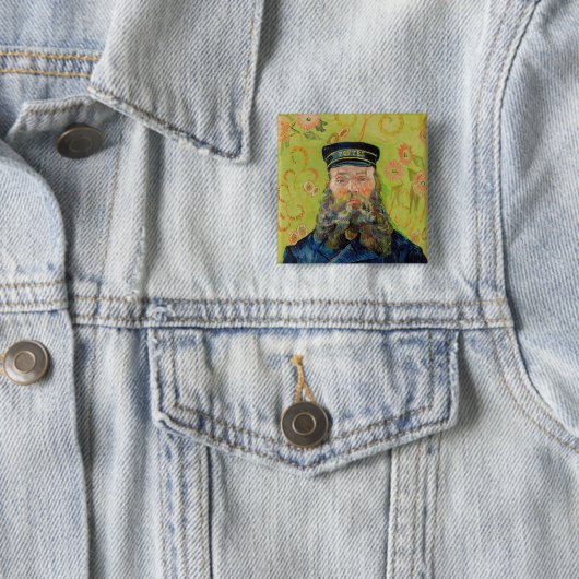 Vincent Van Gogh - Postman Joseph Roulin Button (Beispiel)