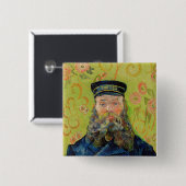 Vincent Van Gogh - Postman Joseph Roulin Button (Vorne & Hinten)