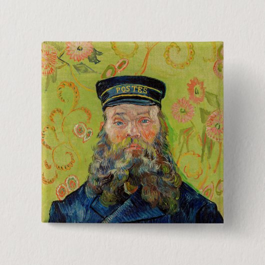 Vincent Van Gogh - Postman Joseph Roulin Button (Vorderseite)