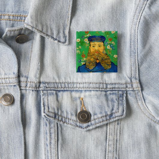 Vincent Van Gogh - Postman Joseph Roulin Button (Beispiel)