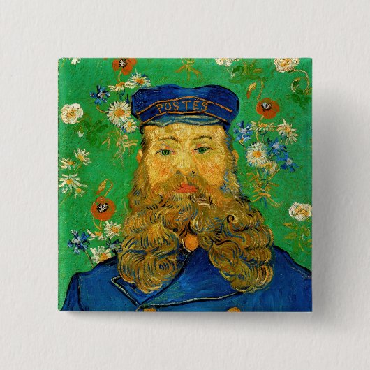 Vincent Van Gogh - Postman Joseph Roulin Button (Vorderseite)