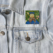 Vincent Van Gogh - Postman Joseph Roulin Button (Beispiel)