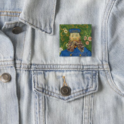 Vincent Van Gogh - Postman Joseph Roulin Button (Beispiel)