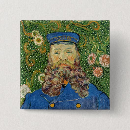 Vincent Van Gogh - Postman Joseph Roulin Button (Vorderseite)