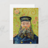 Vincent Van Gogh - Postman Joseph Roulin Dankeskarte (Vorne/Hinten)