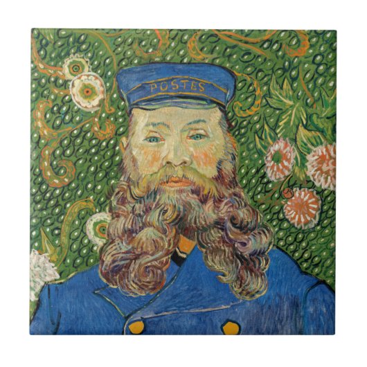 Vincent Van Gogh - Postman Joseph Roulin Fliese (Vorderseite)