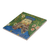 Vincent Van Gogh - Postman Joseph Roulin Fliese (Seite)