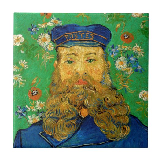 Vincent Van Gogh - Postman Joseph Roulin Fliese (Vorderseite)