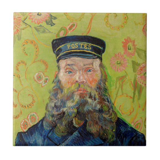 Vincent Van Gogh - Postman Joseph Roulin Fliese (Vorderseite)