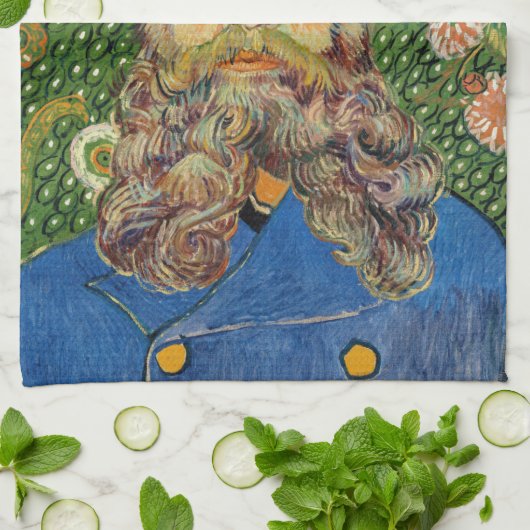 Vincent Van Gogh - Postman Joseph Roulin Geschirrtuch (Gefaltet)