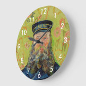 Vincent Van Gogh - Postman Joseph Roulin Große Wanduhr (Winkel)