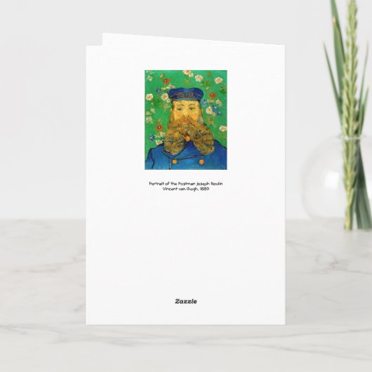 Vincent Van Gogh - Postman Joseph Roulin Karte (Rückseite)