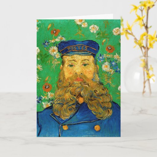Vincent Van Gogh - Postman Joseph Roulin Karte (Gelbe Blume)