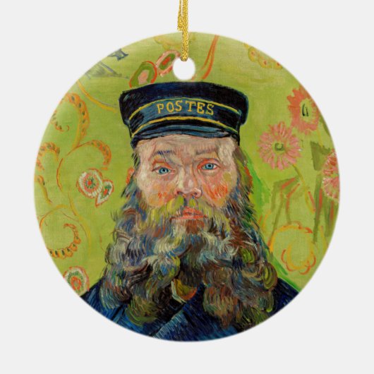Vincent Van Gogh - Postman Joseph Roulin Keramik Ornament (Hinten)