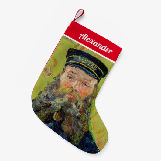 Vincent Van Gogh - Postman Joseph Roulin Kleiner Weihnachtsstrumpf (Vorderansicht (hängend))
