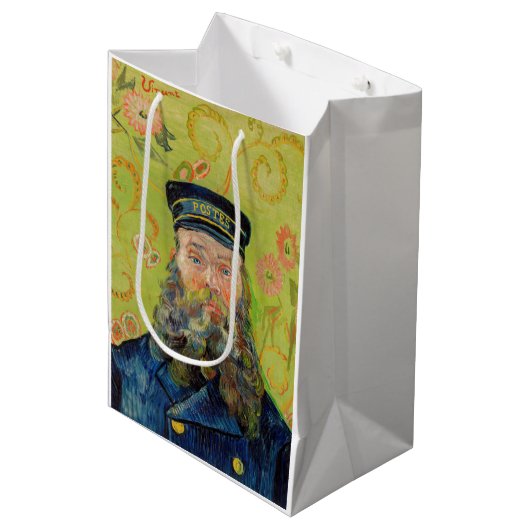 Vincent Van Gogh - Postman Joseph Roulin Mittlere Geschenktüte (Vorderseite Schrägansicht)
