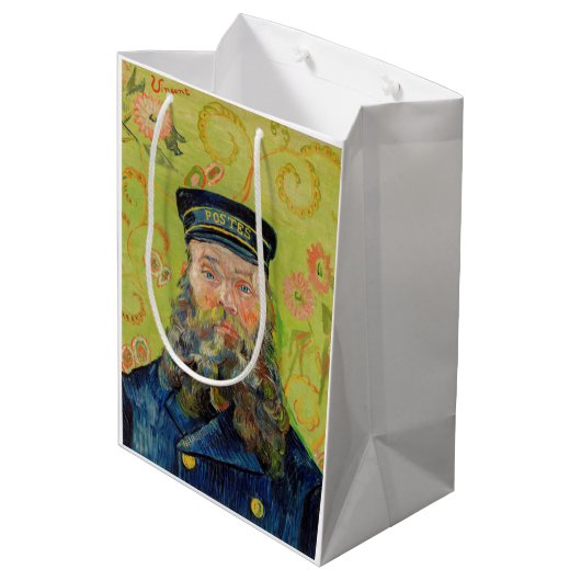 Vincent Van Gogh - Postman Joseph Roulin Mittlere Geschenktüte (Rückseite Schrägansicht)