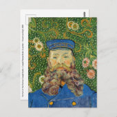 Vincent Van Gogh - Postman Joseph Roulin Postkarte (Vorne/Hinten)