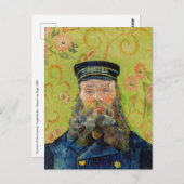 Vincent Van Gogh - Postman Joseph Roulin Postkarte (Vorne/Hinten)