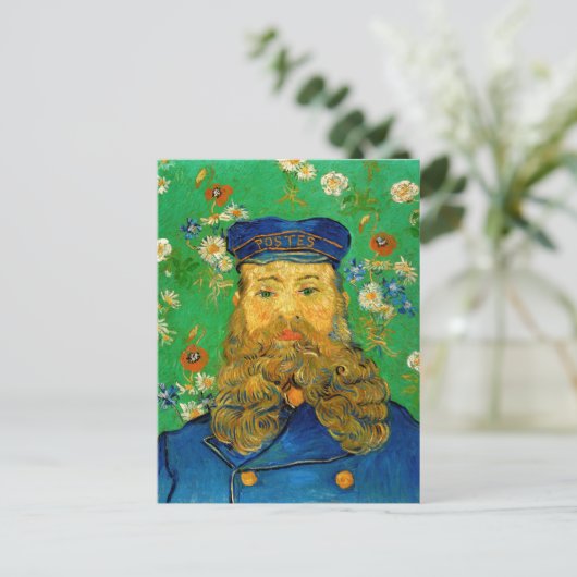 Vincent Van Gogh - Postman Joseph Roulin Postkarte (Stehend Vorderseite)