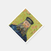 Vincent Van Gogh - Postman Joseph Roulin Serviette (Ecke)