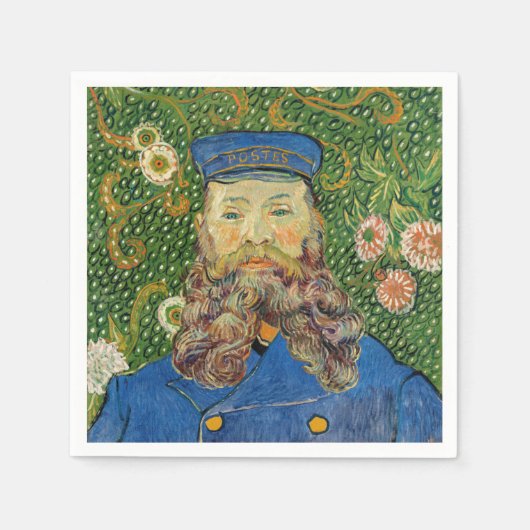 Vincent Van Gogh - Postman Joseph Roulin Serviette (Vorderseite)