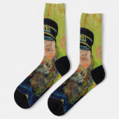 Vincent Van Gogh - Postman Joseph Roulin Socken (Linkes Detail)