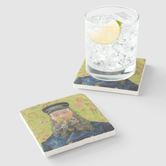 Vincent Van Gogh - Postman Joseph Roulin Steinuntersetzer (Seitenansicht)