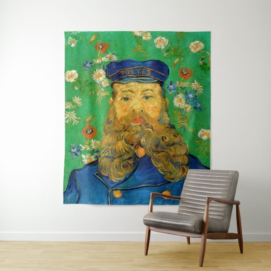 Vincent Van Gogh - Postman Joseph Roulin Wandteppich (Beispiel)