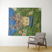 Vincent Van Gogh - Postman Joseph Roulin Wandteppich (Beispiel (Horizontal))