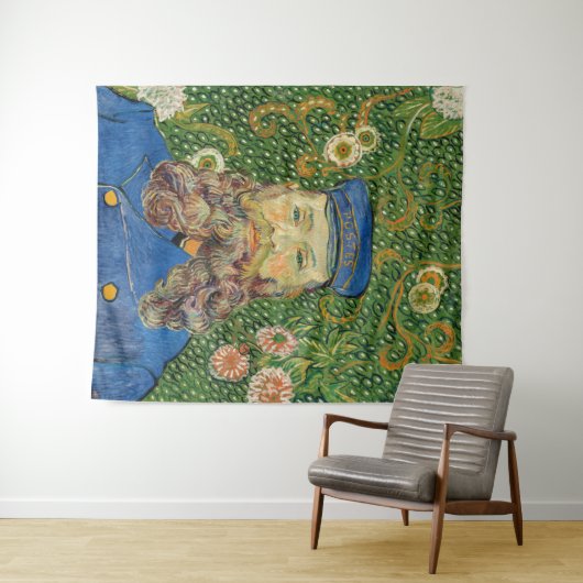 Vincent Van Gogh - Postman Joseph Roulin Wandteppich (Beispiel (Horizontal))