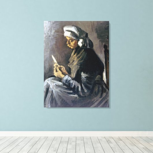 Vincent van Gogh Potato Peeler Leinwanddruck (Insitu (Holzboden))