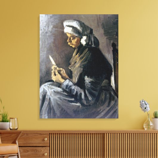 Vincent van Gogh Potato Peeler Leinwanddruck (Insitu (Wohnzimmer))