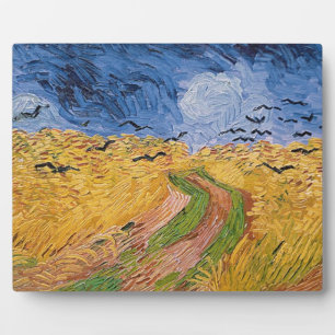 Vincent van Gogh   Radfeld mit Krähen, 1890 Fotoplatte