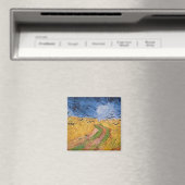 Vincent van Gogh | Radfeld mit Krähen, 1890 Magnet (In Situ (Geschirrspüler))